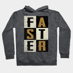 FASTER™ Checker Print Hoodie